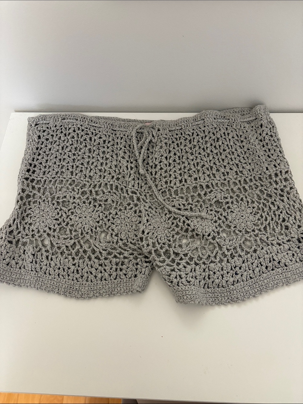 Juicy Couture grey crochet shorts